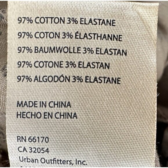 NWT Anthropologie Pilcro Y2K Low-Rise Slim Pants 31 $160 Gold Ankle Zippers - Picture 11 of 11